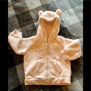 3/$20 Gap Plush Hoodie 6-12 months